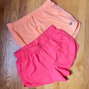 TWO pair women’s running shorts size medium